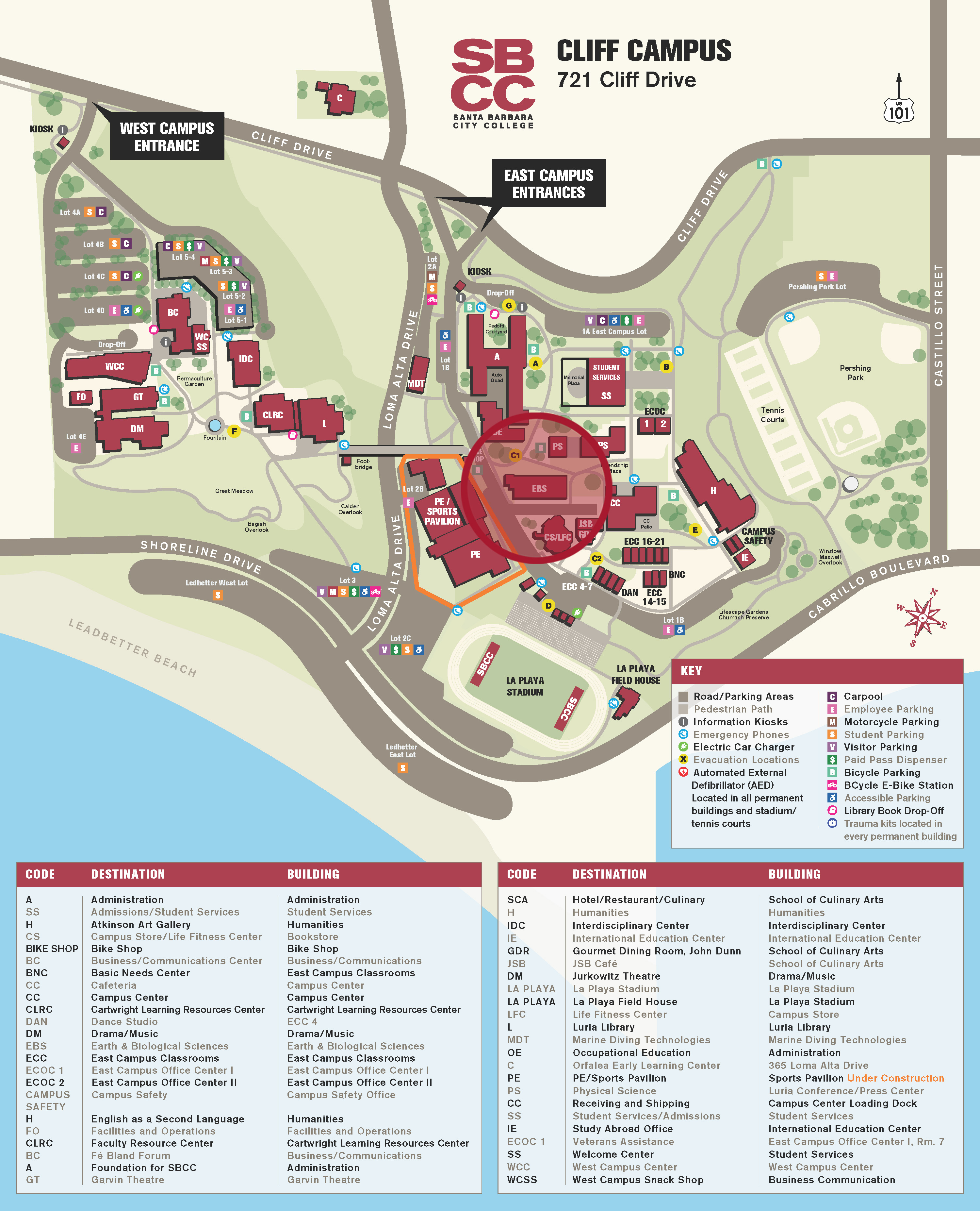 Earth and Biological Sciences Location